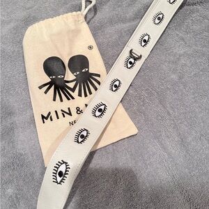 Min & Mon White Bag Strap